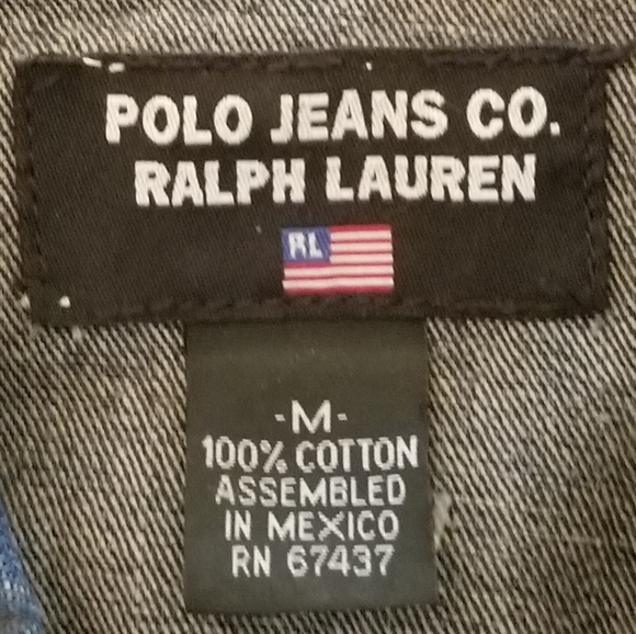 Polo Jeans Co. Ralph Lauren Denim Vest With Studs - Picture 3 of 5